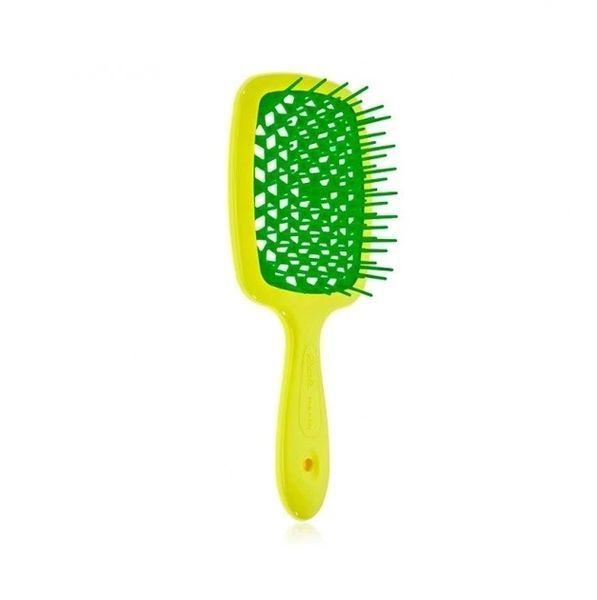 Janeke Superbrush Standart щітка для волосся неонова зелена janeke neon-green фото