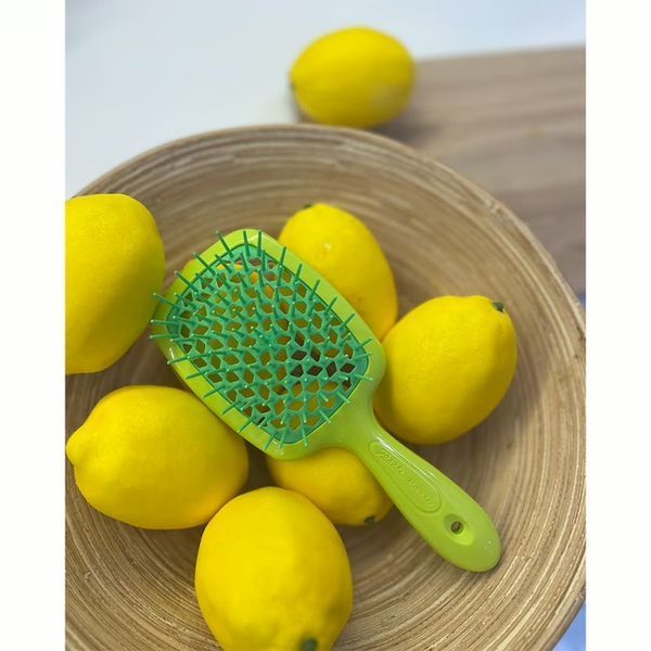 Janeke Superbrush Standart щітка для волосся неонова зелена janeke neon-green фото