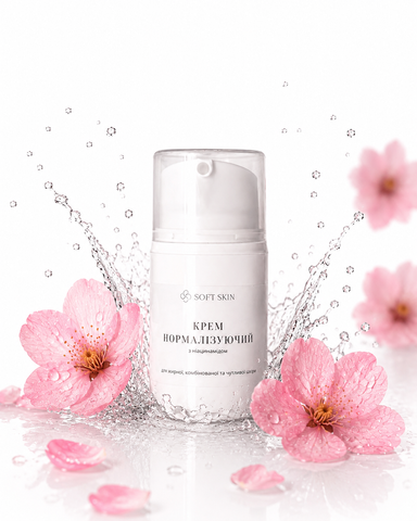 Нормалізуючий крем з ніацинамідом Soft Skin 50 мл 0117 фото