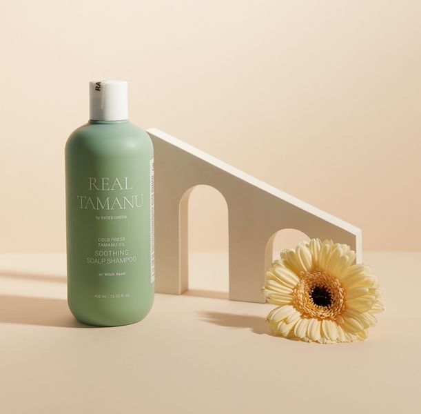 REAL TAMANU OIL SOOTHING SCALP SHAMPOO / Заспокійливий шампунь для волосся з олією таману Rated Green  8809514550283 фото
