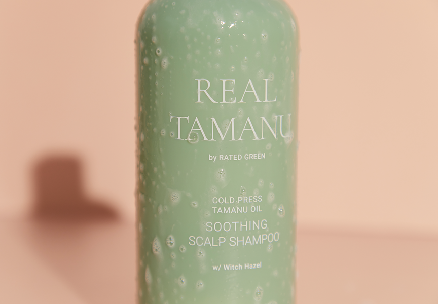 REAL TAMANU OIL SOOTHING SCALP SHAMPOO / Заспокійливий шампунь для волосся з олією таману Rated Green  8809514550283 фото