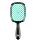 Janeke Superbrush Standart щітка для волосся чорна з бірюзовим Janeke black-blue фото 2